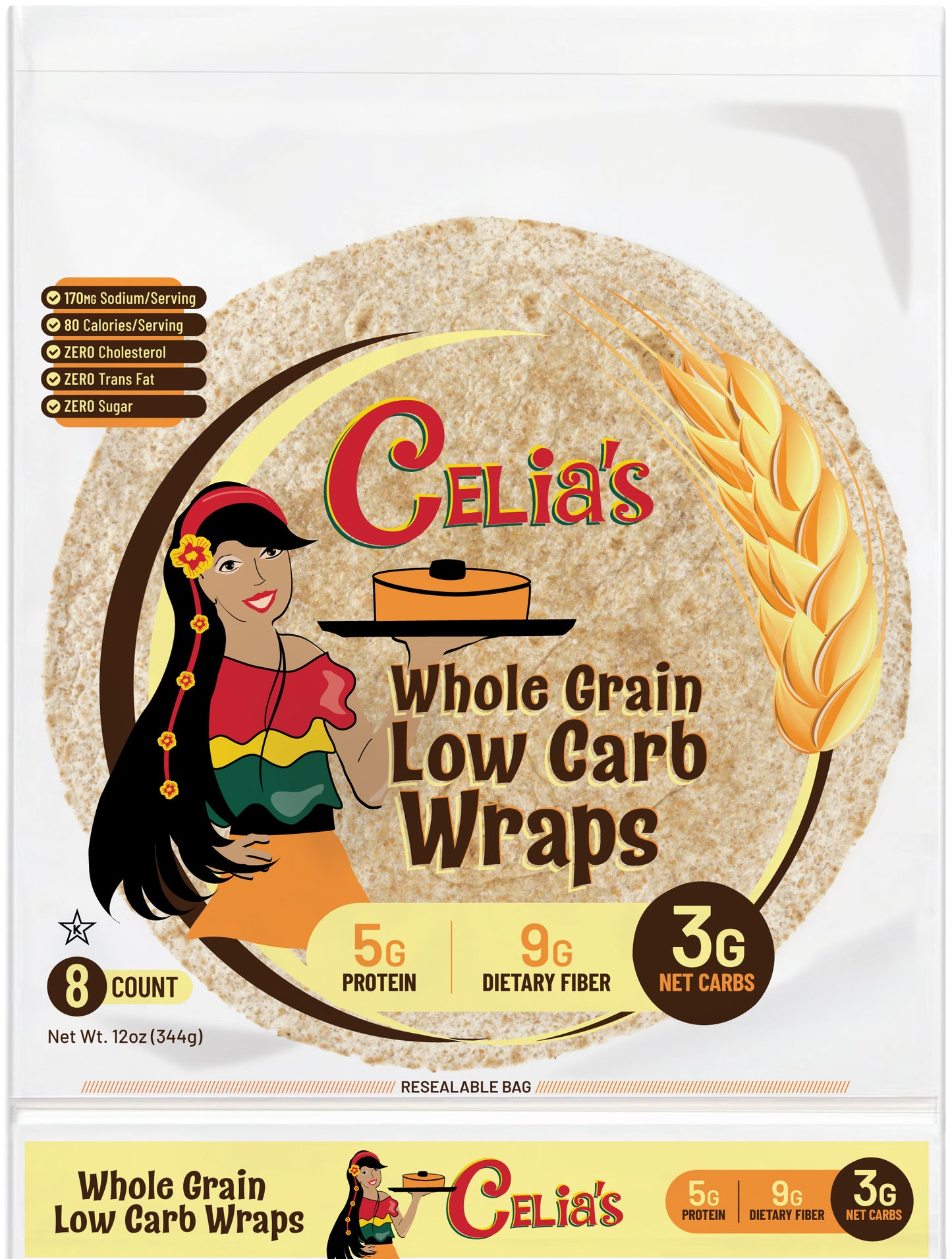 Bundle of Celia's Low Carb Wraps
