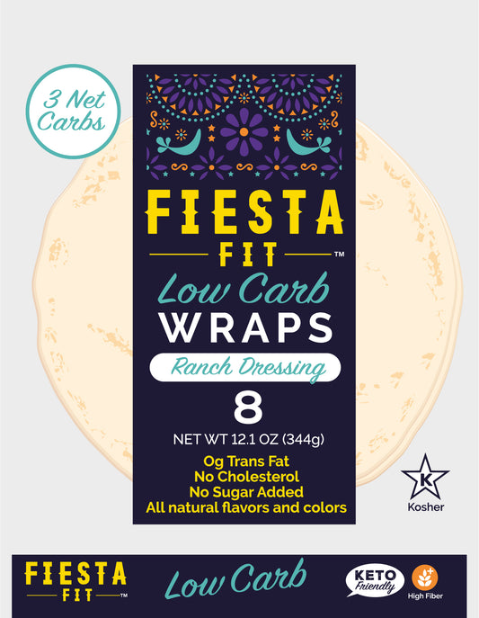 Fiesta Fit Ranch Flavored Low Carb Wrap