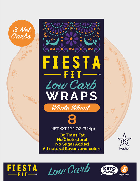 Fiesta Fit Whole Wheat Low Carb Wrap